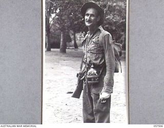 KAIAPIT, NEW GUINEA, 1943-09-22. SX1165 CORPORAL J.A. WILSON MM, 2/6TH AUSTRALIAN INDEPENDENT COMPANY, WHO WAS WOUNDED IN THE KAIAPIT ACTION