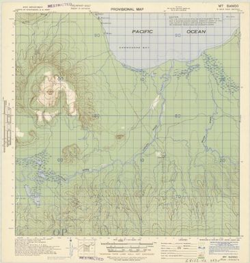 New Britain, provisional map (Mt Bango)