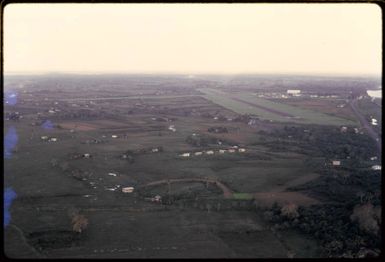 Aerial view of Nausori International Airport, 1971