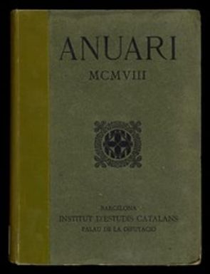 Anuari, v.2 (1908)