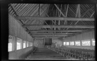 Interior of Memorial Chapel, Gaudalcanal, Solomon Islands