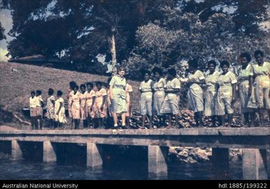 Paton Memorial Hospital nurses line up at wharf