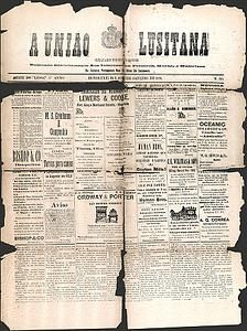 A União Lusitana January 25, 1896
