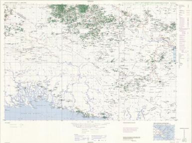 Papua New Guinea 1:500 000 settlement and communication (Sheet PNG  7)