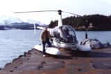 Randi West Davies (WG #791) with a Robinson R22 helicopter