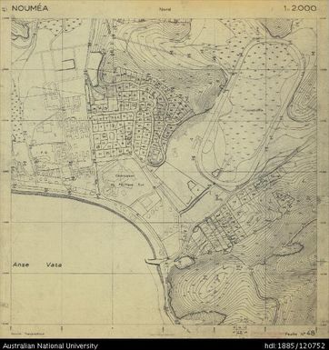 New Caledonia, Noumea, Sheet 48, 1:2 000