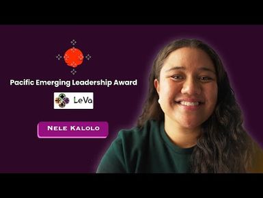 Meet Pacific Emerging Leadership Award Winner Nele Kalolo | SunPix Awards 2023