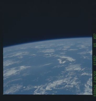 STS057-85-037 - STS-057 - Earth observations during STS-57