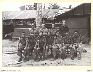 TOROKINA, BOUGAINVILLE. 1945-11-21. MEMBERS OF SIGNAL SECTION, 4 FIELD REGIMENT