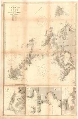 [Japan nautical charts].: Japan. Kyūshū-Seigan. Nagasaki to Karatsu with the Goto Islands. (Sheet 187)