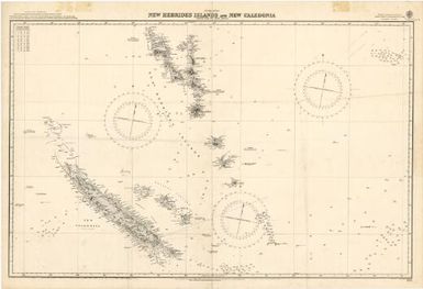 New Hebrides Islands and New Caledonia, Pacific Ocean : compiled from the latest surveys