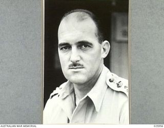 PORT MORESBY, PAPUA. 1942-07. STUDY OF BRIGADER S.H.W.C. PORTER, DSO., COMMANDER OF 30TH AUSTRALIAN INFANTRY BRIGADE