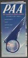 Pan American World Airways system time table, August 1, 1955