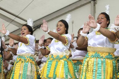 James Cook High School performance at ASB Polyfest.