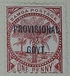 Stamp: Samoan One Penny