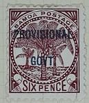 Stamp: Samoan Six Pence