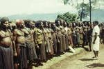 Interpreter addressing Western Highlanders (translating), political House of Assembly campaign, Jan 1964