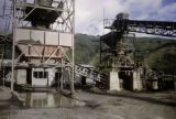 French Polynesia, concrete plant in Papeete