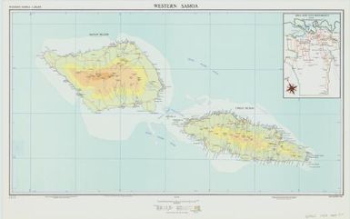 Western Samoa 1:200,000 / drawn by O. Tomane