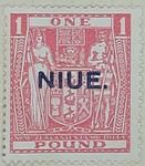 Stamp: New Zealand - Niue One Pound