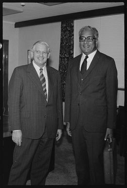 Ratu Sir Kamisese Mara and Prime Minister Norman Kirk