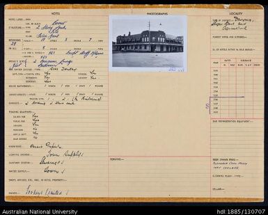 Golan Hotel Lismore card 5 side 2