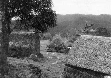 mountain tops, buildings, village, photography, ph