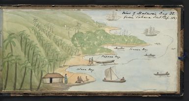 View of Matavai Bay from Tahara Fort