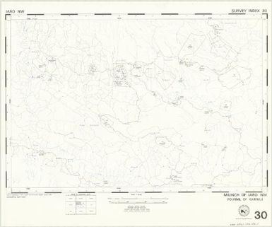 Milinch of ... : fourmil of ... (30 - Fourmil of Karimui - Milinch of Iaro NW)