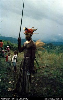 Male wearing traditional dress