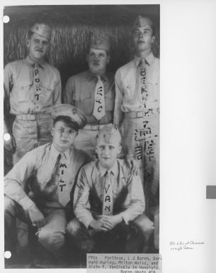 Military personnel group photograph