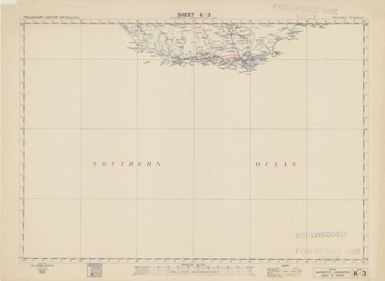 Australian aeronautical map (Sheet K3)
