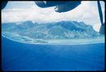 Aerial view of Tahiti taken from TEAL Short Solent