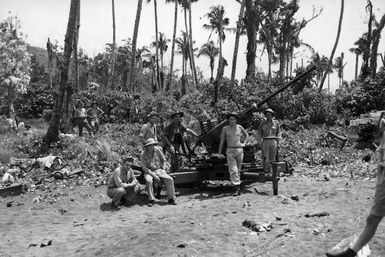 New Zealand soldiers in Guadalcanal, Solomon Islands, during World War II