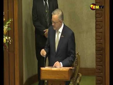 AUSTRALIAN PM ON SPORTS