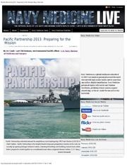 Pacific Partnership 2013: Preparing For The Mission