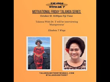 MOTIVATIONAL FRIDAY TALANOA WITH ELISABETA WAQA- an empowering session dedicated to women of Fiji