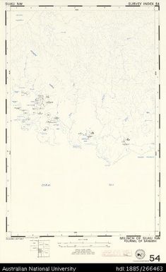 Papua New Guinea, Suau NW, Survey Index 54, 1:50 000, 1974