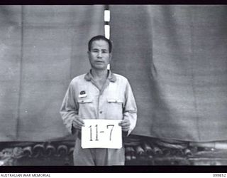 RABAUL, NEW BRITAIN, 1946-02-21. IDENTIFICATION PHOTOGRAPH OF SUSPECTED JAPANESE WAR CRIMINALS