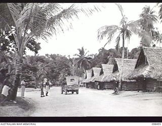 EMIRAU, 1945-10-24. AN AUSTRALIAN NEW GUINEA ADMINISTRATIVE UNIT (ANGAU) ADMINISTRATIVE HQ WAS SET UP AT KAVIENG, NEW IRELAND, WITH CAPTAIN F. N. W. SHAND, ANGAU DISTRICT OFFICER, IN CHARGE, TO ..