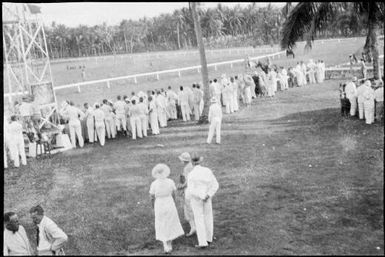 Horse race meeting, Rabaul [?], New Guinea, ca. 1930 / Sarah Chinnery