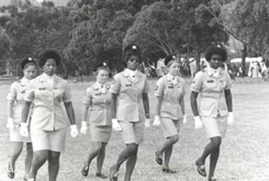 Female Soldiers at Review, 1975 August 8