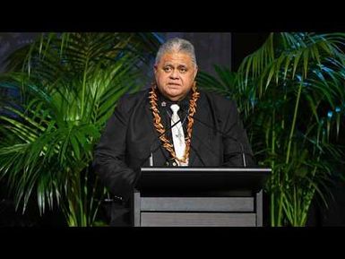 Saunoaga Fa’apitoa Hon. PM La’aulialemalietoa Fosi Schmidt – Pacific NRL Partnership Agreement