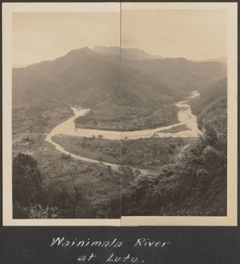 Wainimala River at Lutu, 1930