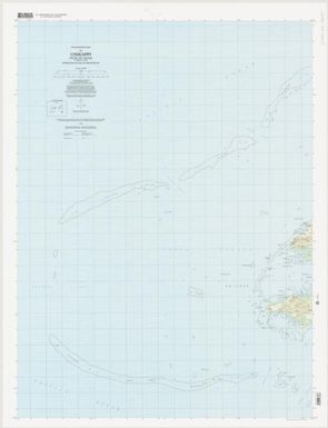 Topographic map of State of Chuuk (formerly Truk), Federated States of Micronesia: Unikappi