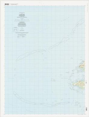 Topographic map of State of Chuuk (formerly Truk), Federated States of Micronesia: Unikappi