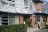 Federated States of Micronesia, students entering Xavier High School on Weno Island in Chuuk State