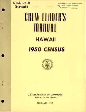 [Folder 242] Hawaii - Crew Leader's Manual