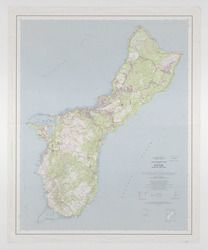 1978 Topographic Map of Guam Mariana Islands, (1:50000)
