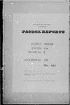 Patrol Reports. Morobe District, Lae, 1954 - 1956